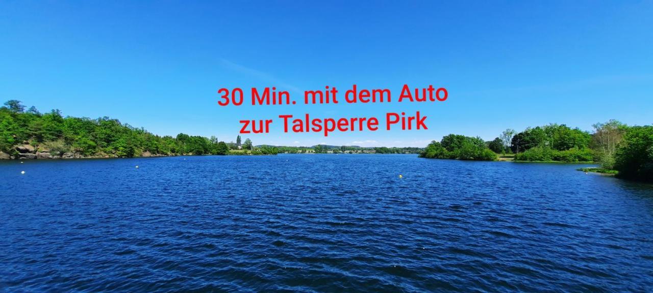 FEWO Blick Mylau 80m2 - Nähe Freizeitpark Plohn&Göltzschtalbrücke - Ruhige Lage - Wald - Wandern - Rad fahren Reichenbach im Vogtland Exterior foto
