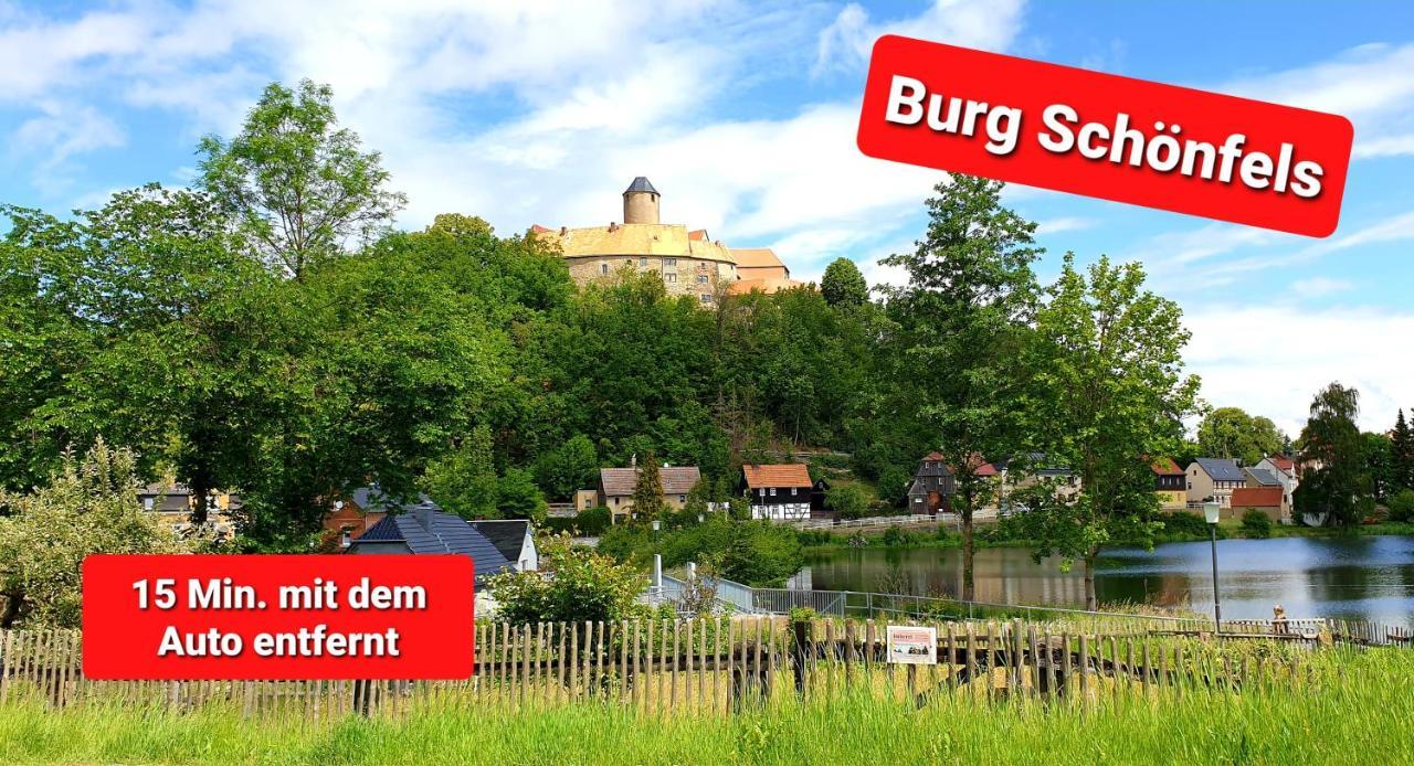 Apartamento FEWO Blick Mylau 80m2 - Nähe Freizeitpark Plohn&Göltzschtalbrücke - Ruhige Lage - Wald - Wandern - Rad fahren Reichenbach im Vogtland Exterior foto