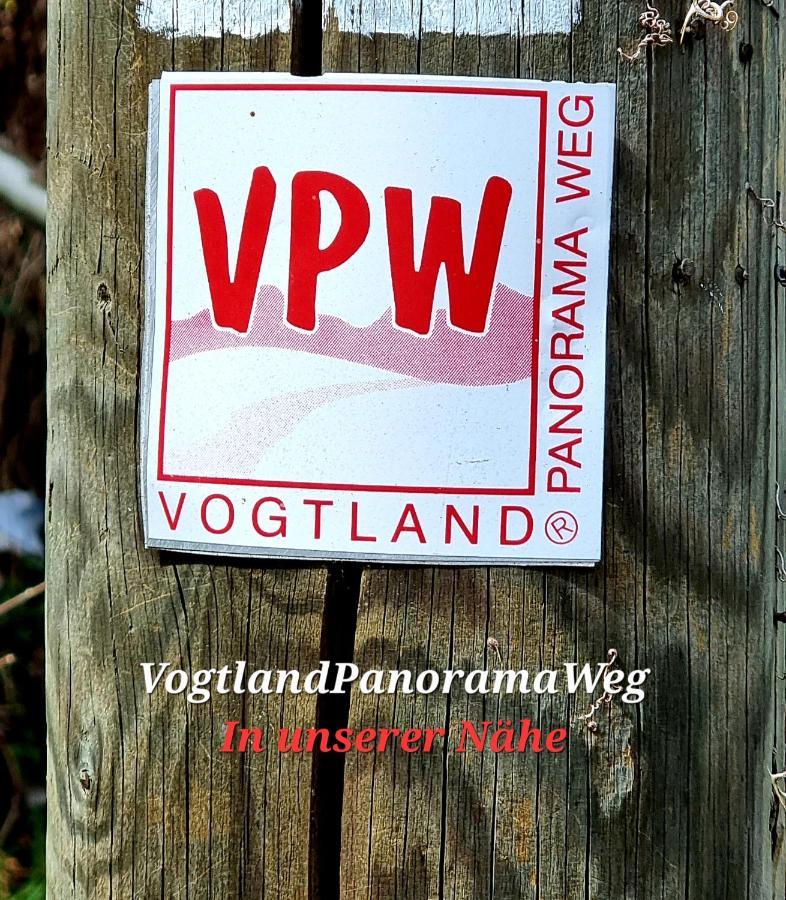 FEWO Blick Mylau 80m2 - Nähe Freizeitpark Plohn&Göltzschtalbrücke - Ruhige Lage - Wald - Wandern - Rad fahren Reichenbach im Vogtland Exterior foto