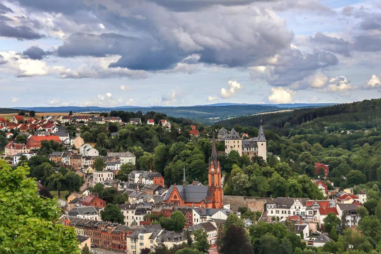 Apartamento FEWO Blick Mylau 80m2 - Nähe Freizeitpark Plohn&Göltzschtalbrücke - Ruhige Lage - Wald - Wandern - Rad fahren Reichenbach im Vogtland Exterior foto