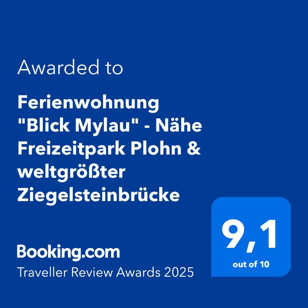 FEWO Blick Mylau 80m2 - Nähe Freizeitpark Plohn&Göltzschtalbrücke - Ruhige Lage - Wald - Wandern - Rad fahren Reichenbach im Vogtland Exterior foto